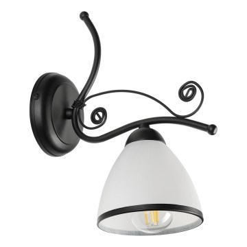 Applique murale RETRO 1xE27/60W/230V noire/blanche