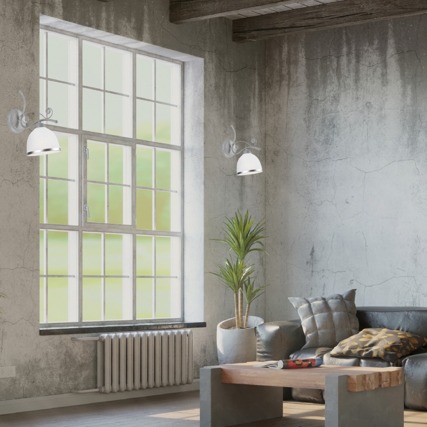 Applique murale RETRO II 1xE27/60W/230V argent