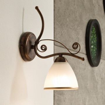 Applique murale RETRO II 1xE27/60W/230V bronze patiné