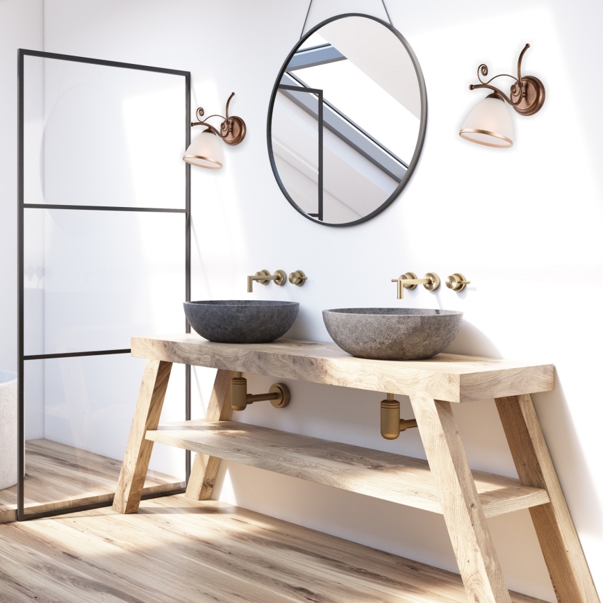 Applique murale RETRO II 1xE27/60W/230V bronze patiné