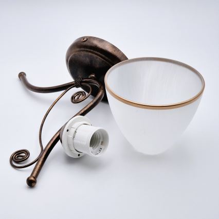 Applique murale RETRO II 1xE27/60W/230V bronze patiné