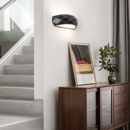 Applique murale REUS 1xE27/40W/230V noire