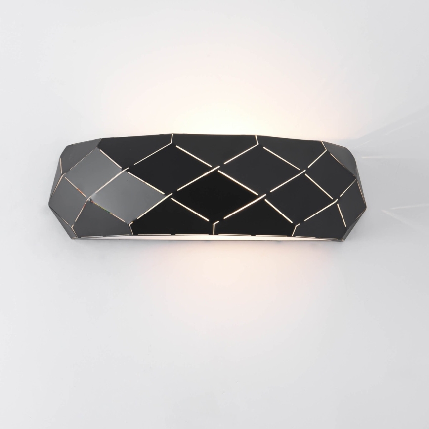 Applique murale REUS 1xE27/40W/230V noire