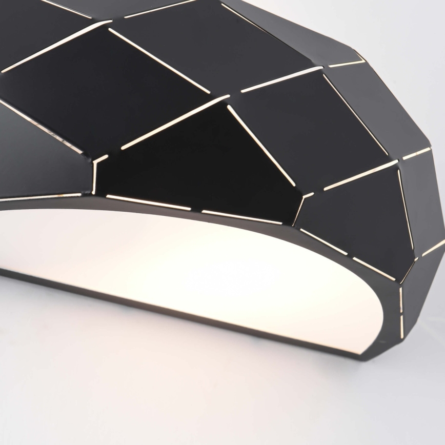 Applique murale REUS 1xE27/40W/230V noire