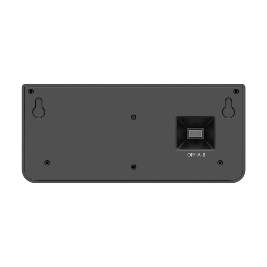 Applique murale solaire à LED avec capteur LINK LED/5W/3,7V IP65 noire