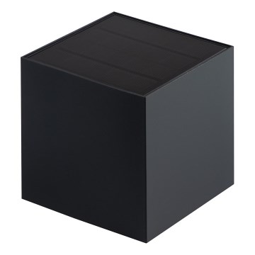 Applique murale solaire à LED avec détecteur REKA LED/3W/3,7V 1800 mAh 3000/4000/6500K IP65 noire
