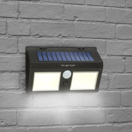 Applique murale solaire avec détecteur 2xLED/2,5W/5,5V IP65