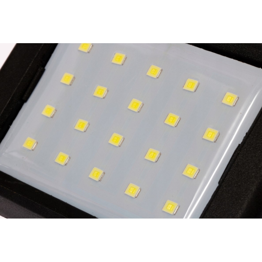 Applique murale solaire avec détecteur LED/0,55W/3,7V 1200 mAh IP65