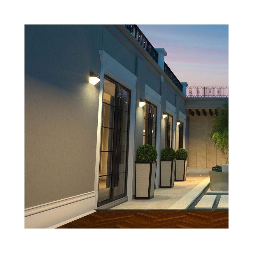Applique murale solaire avec détecteur LED/2W/3,7V 4000K IP65