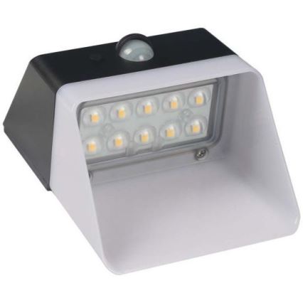 Applique murale solaire avec détecteur LED/2W/3,7V 4000K IP65
