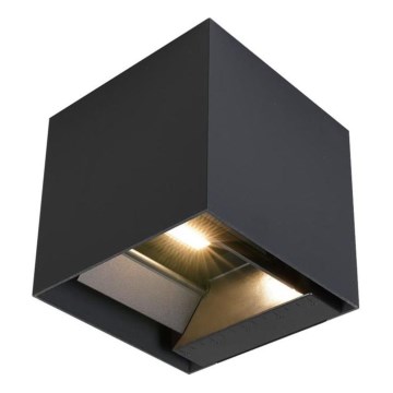 Applique murale solaire avec détecteur LED/3W/3,7V IP65 4000K 2600 mAh noir