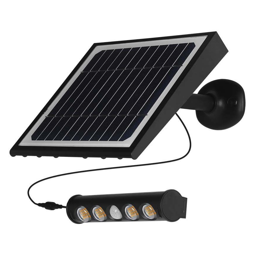 Applique murale solaire avec détecteur LED/8W/3,7V IP65 6000K