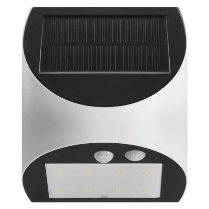 Applique murale solaire avec détecteur LUMI LED/3,7W IP54 blanc