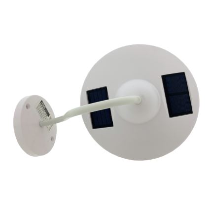 Applique murale solaire LED/0,5W/1,2V 600 mAh IP44 blanc