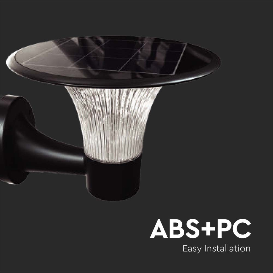 Applique murale solaire avec détecteur LED/15W/3,2V 4000K/6000K IP65 6000 mAh