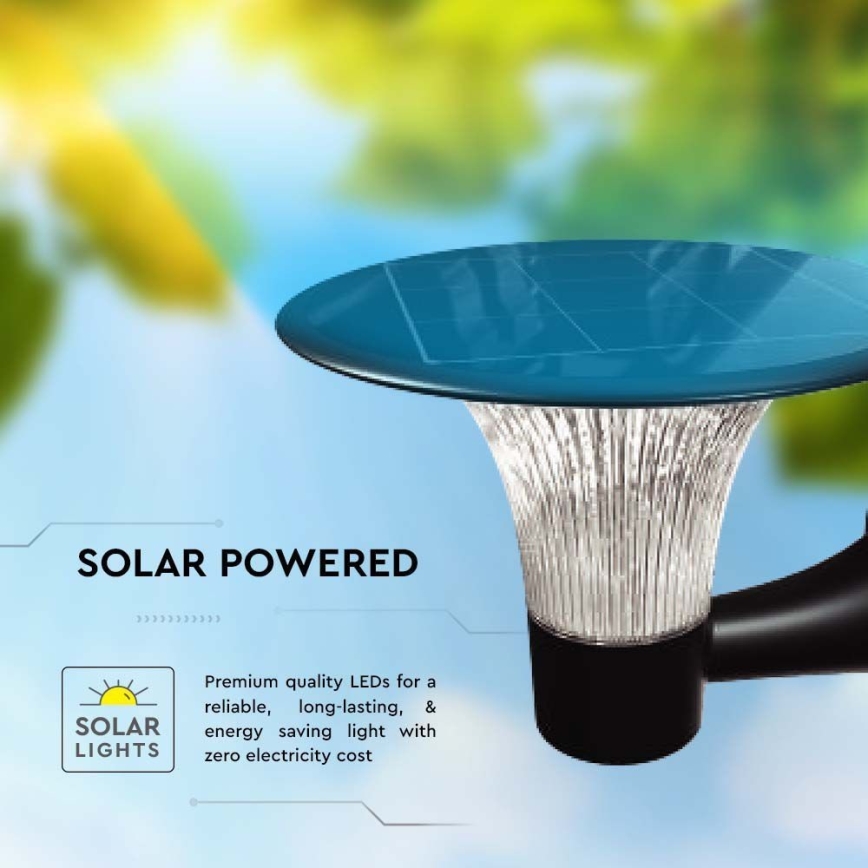 Applique murale solaire avec détecteur LED/15W/3,2V 4000K/6000K IP65 6000 mAh