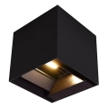 Applique murale solaire LED avec capteur LED/9W/3,7V 3000/4000/5000K IP65 2600 mAh noire