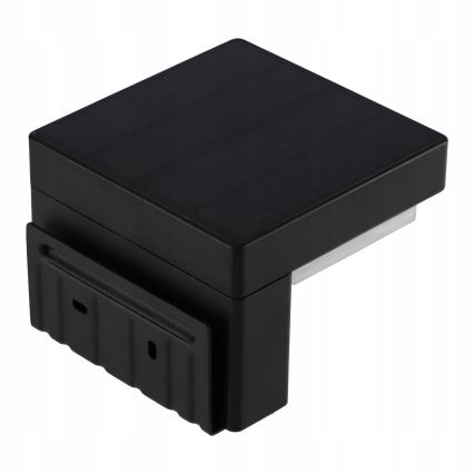 Applique murale solaire LED avec détecteur LED/5W/3,7V 2000 mAh IP44 noir