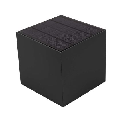 Applique murale solaire LED avec détecteur LED/9W/5V 3000/4000/5000K IP65 2600 mAh anthracite