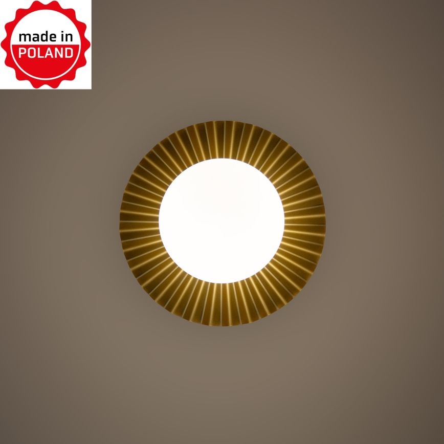 Applique murale SUNPLISS 1xG9/10W/230V Ø 20 cm dorée/crème