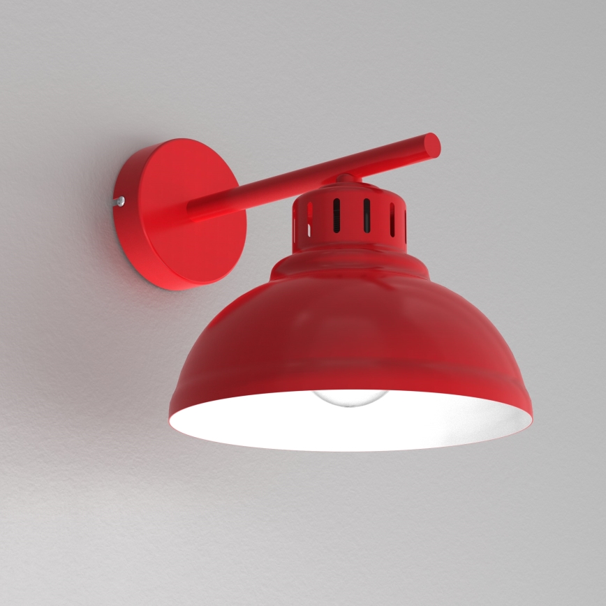 Applique murale SVEN 1xE27/15W/230V rouge