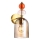 Applique murale TROPEA 1xE27/15W/230V dorée / beige fumé