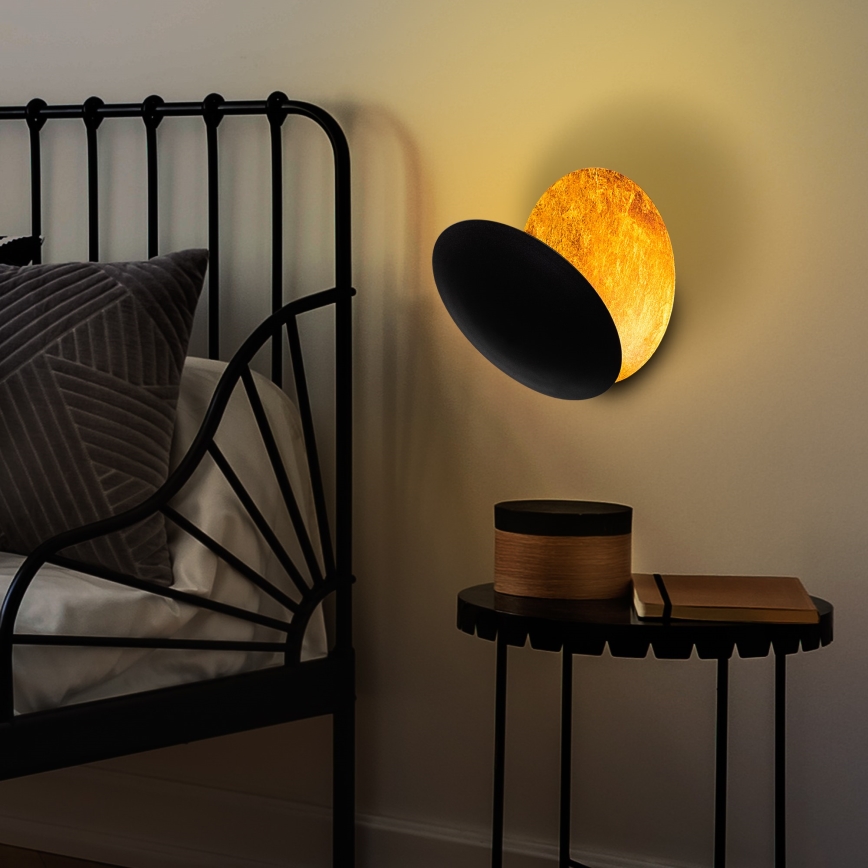 Applique murale YOSMA LED/5W/230V 3000K noir/cuivre