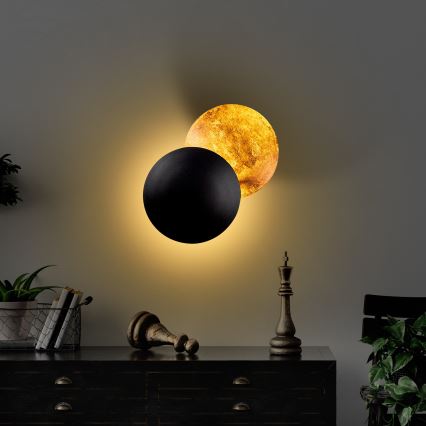 Applique murale YOSMA LED/5W/230V 3000K noir/cuivre