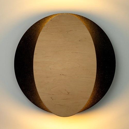 Applique OVO 2xG9/12W/230V nero/marrone