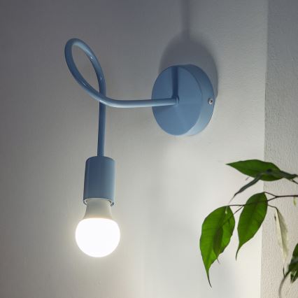 Applique OXFORD 1xE27/15W/230V blu