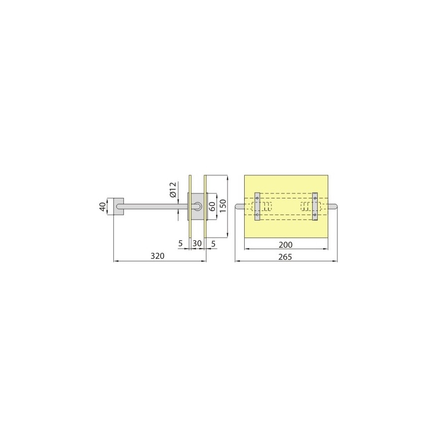 Applique PALIA R7s/100W/230V