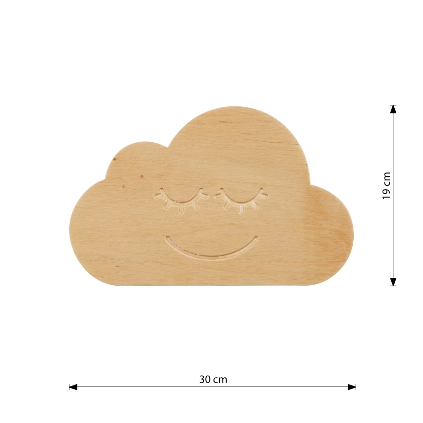 Applique per bambini CLOUD 1xE14/10W/230V nuvola