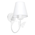 Applique per bambini FARFALLINA 1xE14/60W bianco
