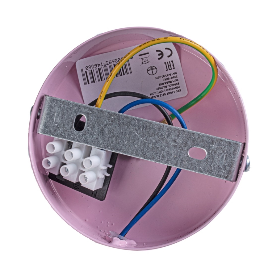 Applique per bambini FARFALLINA 1xE14/60W rosa