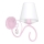 Applique per bambini LAURA 1xE14/60W/230V rosa chiaro