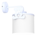 Applique per bambini SWEET 1xE27/15W/230V bianco/blu/orsacchiotto
