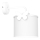 Applique per bambini SWEET 1xE27/15W/230V bianco/farfalla