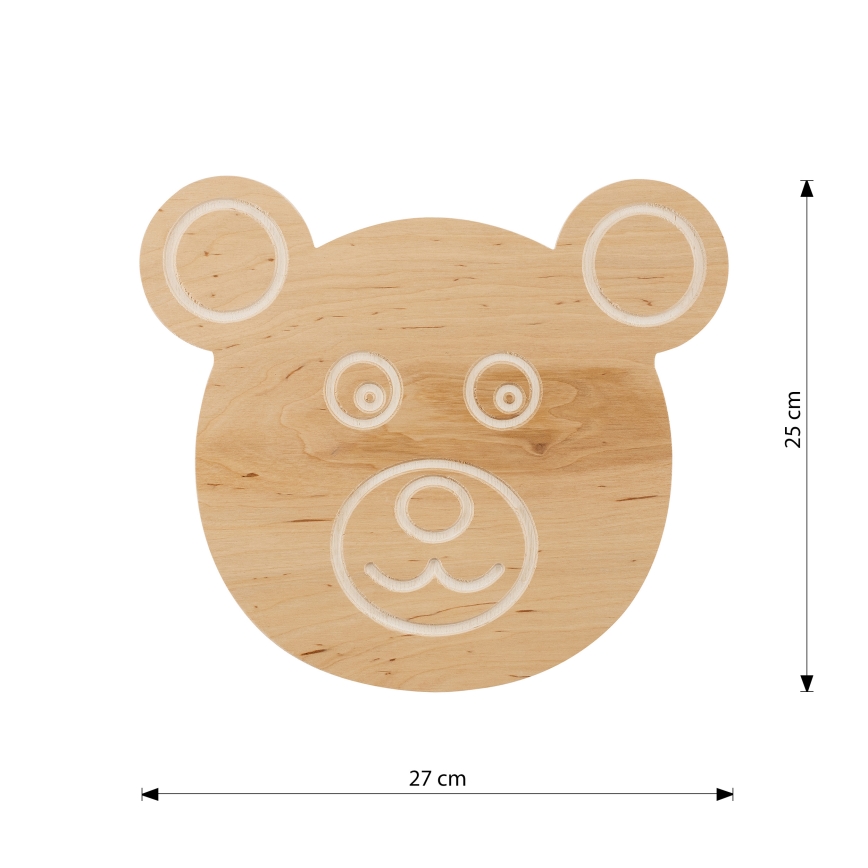 Applique per bambini TED 1xE14/10W/230V orso