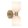 Applique PIEGA 2xE14/10W/230V ottone/bianco