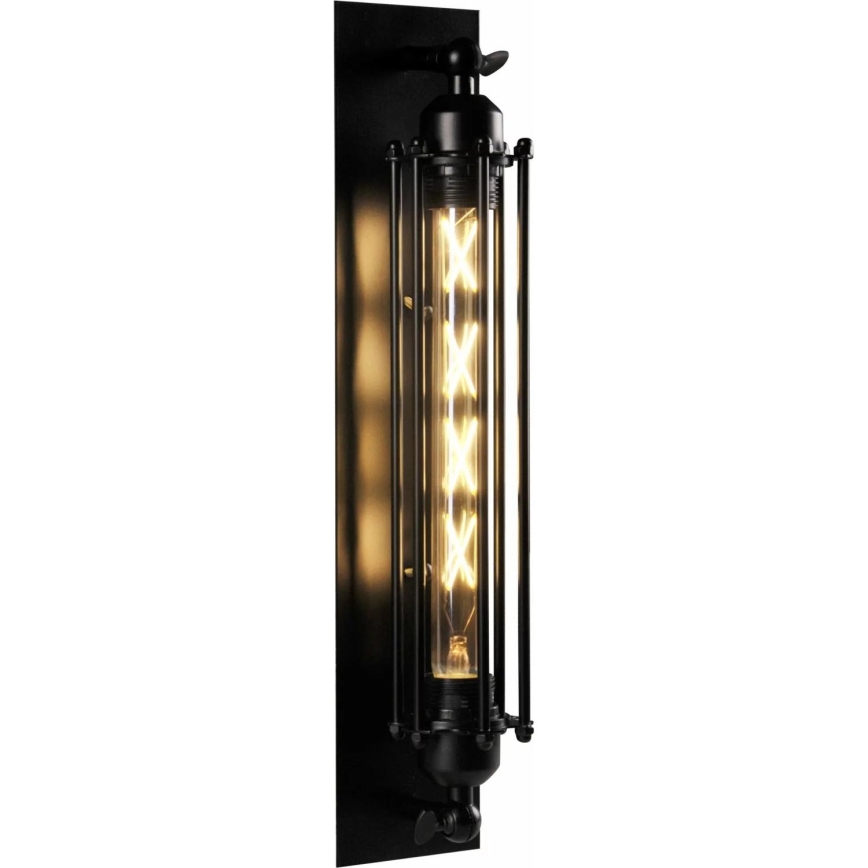 Applique RETRO 1xE27/20W/230V nero