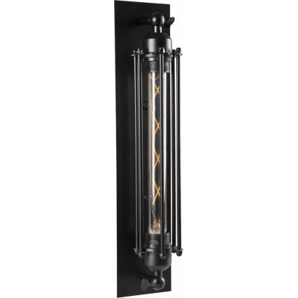 Applique RETRO 1xE27/20W/230V nero