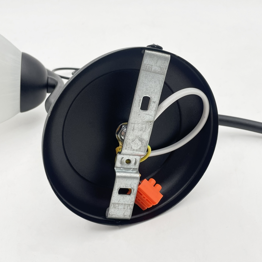 Applique RETRO 1xE27/60W/230V nero/bianco