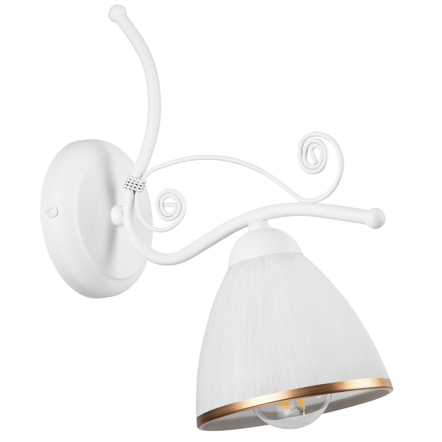 Applique RETRO II 1xE27/60W/230V bianco