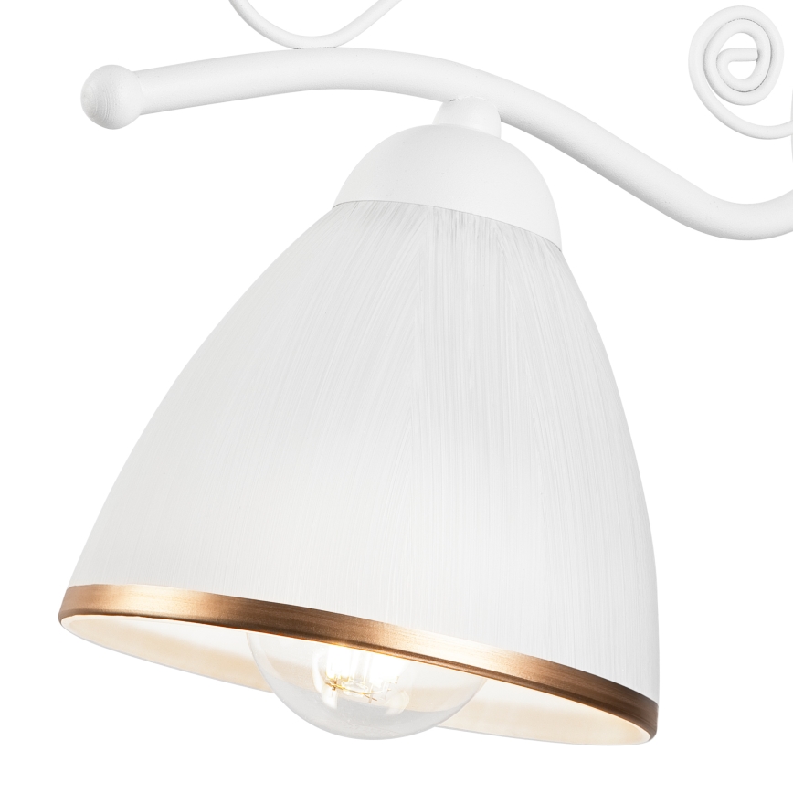 Applique RETRO II 1xE27/60W/230V bianco