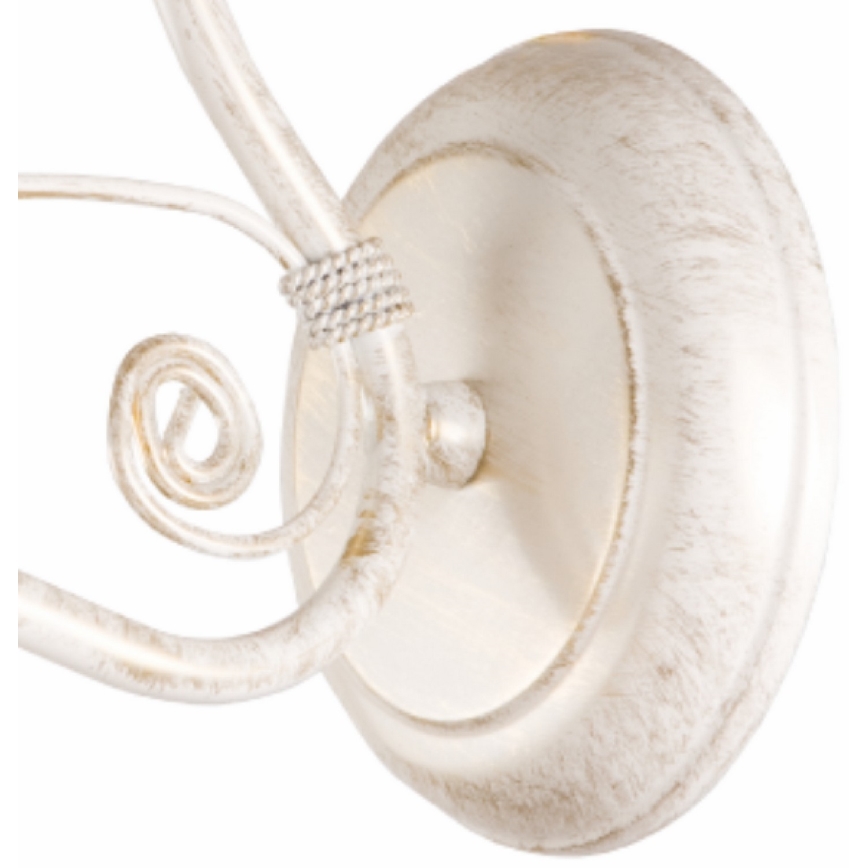 Applique RETRO II 1xE27/60W/230V bianco patinato