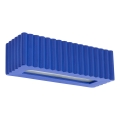 Applique RIGATA 1xE27/15W/230V ceramica/blu