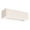Applique RIGATA 1xE27/15W/230V ceramica/crema