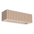 Applique RIGATA 1xE27/15W/230V céramique/taupe