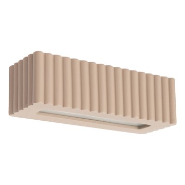 Applique RIGATA 1xE27/15W/230V céramique/taupe