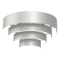 Applique RINGS 2xE27/15W/230V cromo lucido